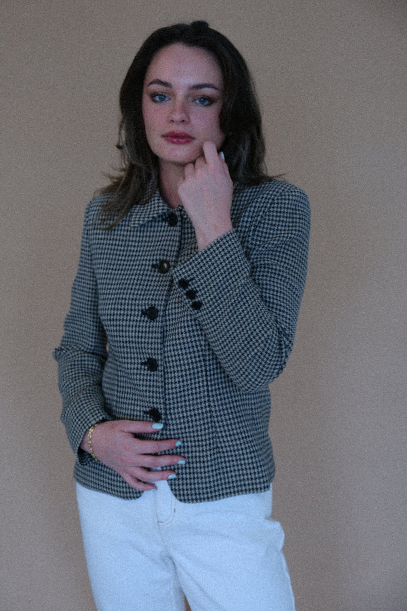 Vintage Checkered Jacket