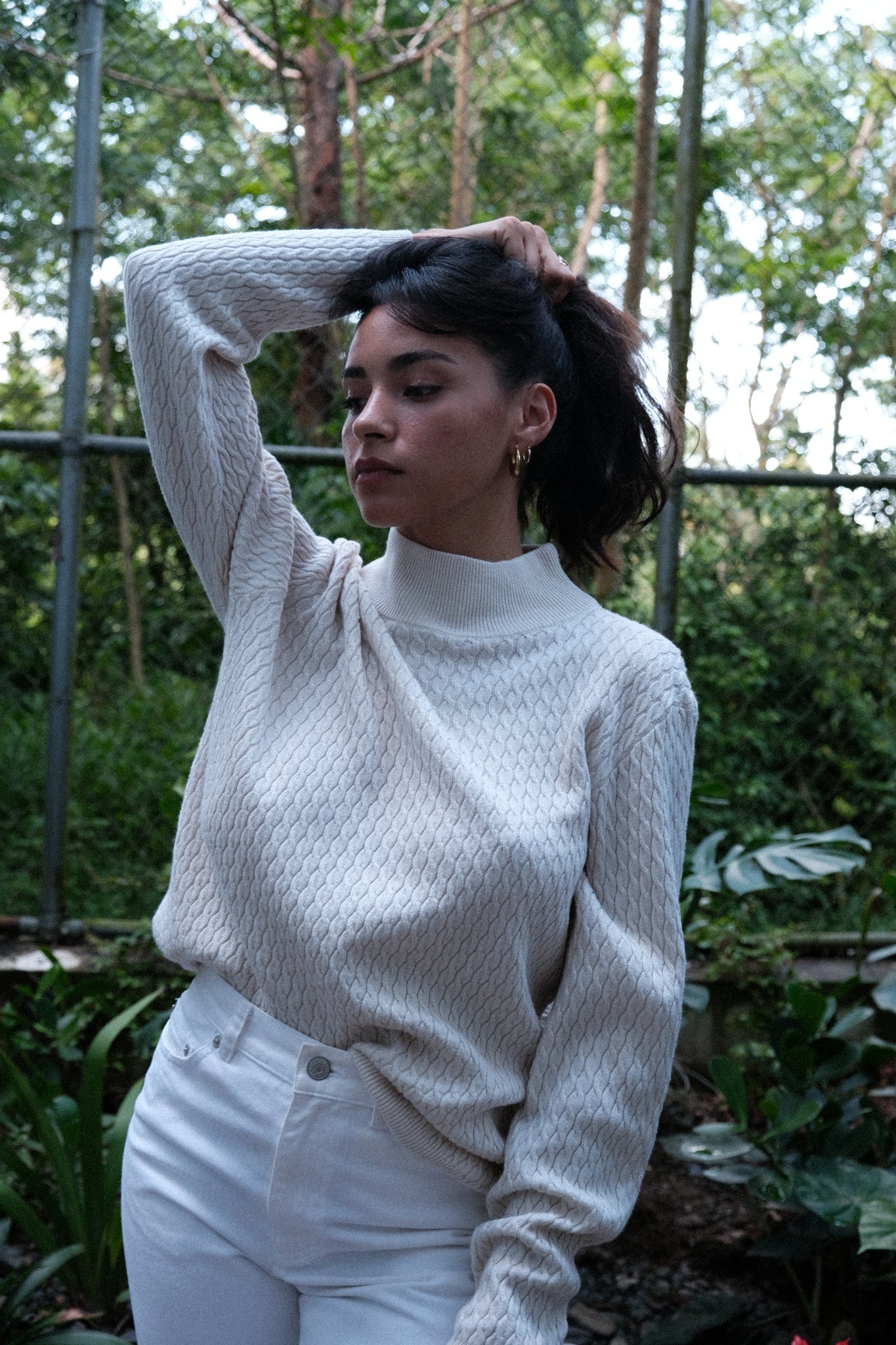 Neiman Marcus Silk & Cashmere Blend Sweater