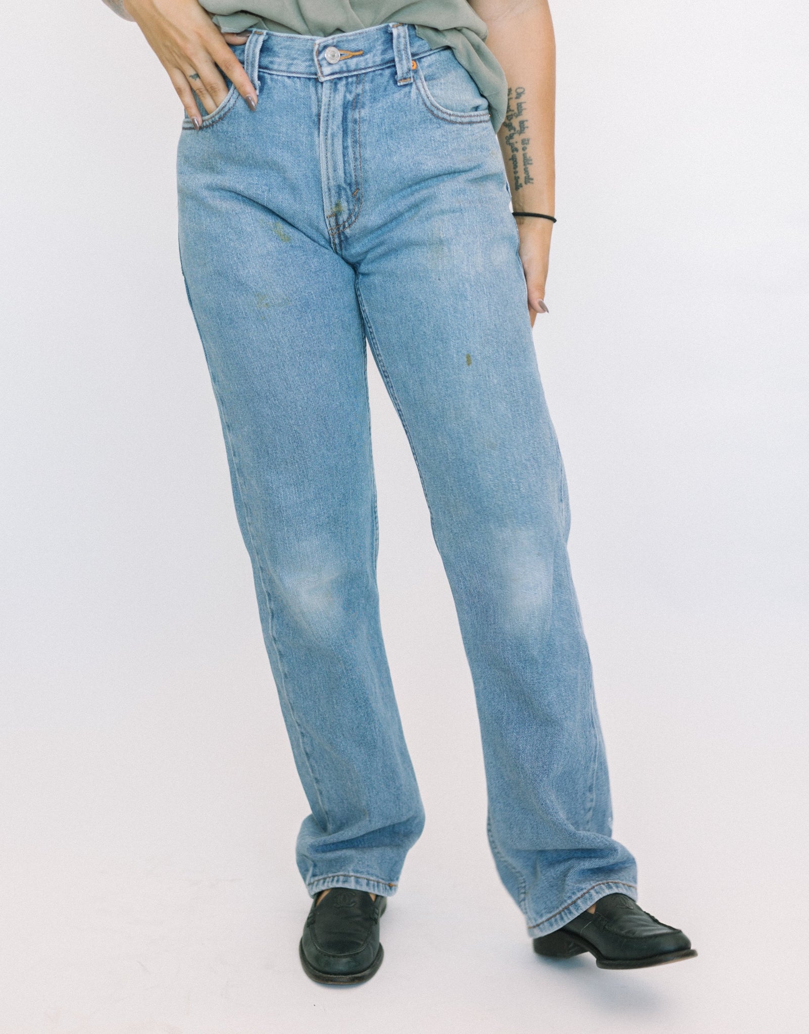 Levi's High Waisted 505 Regular Fit (25w)