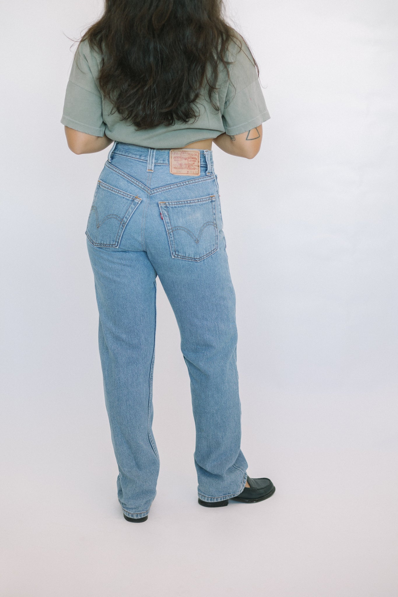 Levi's High Waisted 505 Regular Fit (25w)